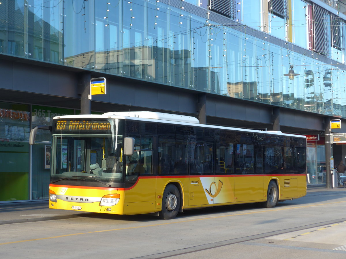 (176'806) - PostAuto Ostschweiz - TG 158'217 - Setra (ex SG 304'013) am 28. November 2016 beim Bahnhof Frauenfeld