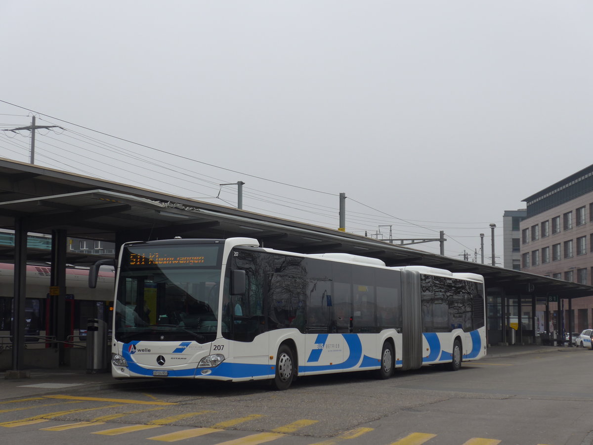 (176'861) - BOGG Wangen b.O. - Nr. 207/SO 124'950 - Mercedes am 5. Dezember 2016 beim Bahnhof Olten