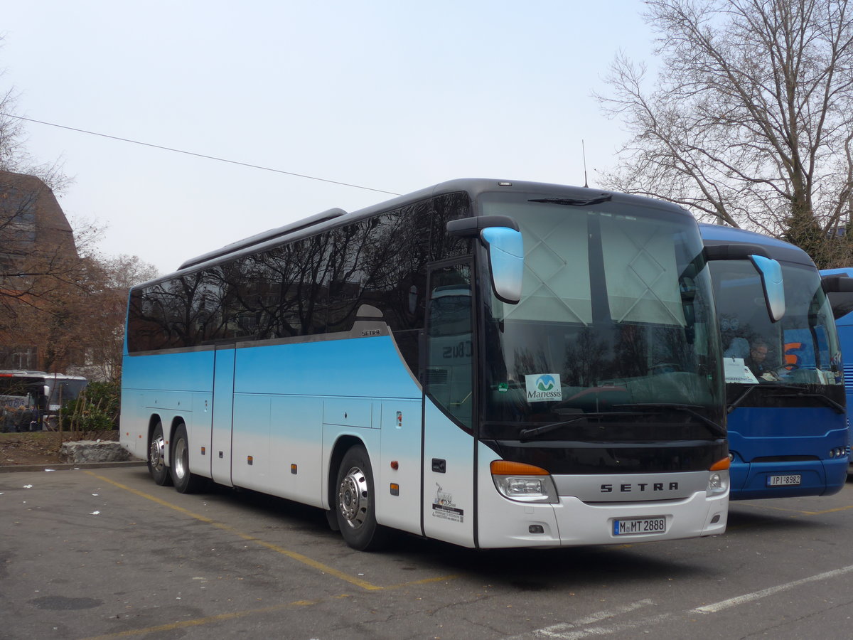 (177'322) - Aus Deutschland: Midiatours, Mnchen - M-MT 2888 - Setra am 24. Dezember 2016 in Zrich, Sihlquai