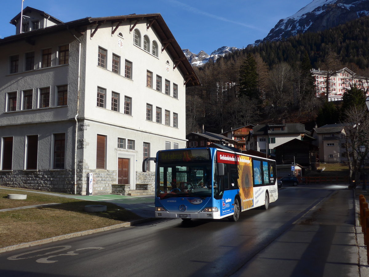 (177'390) - LLB Susten - Nr. 13/VS 38'013 - Mercedes am 26. Dezember 2016 in Leukerbad, Lichtenstrasse