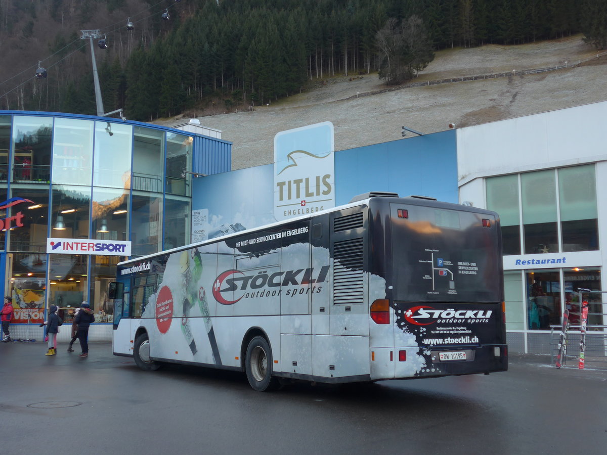 (177'423) - EAB Engelberg - Nr. 1/OW 10'195 - Mercedes (ex TC La Chaux-de-Fonds Nr. 214) am 30. Dezember 2016 in Engelberg, Titlisbahnen