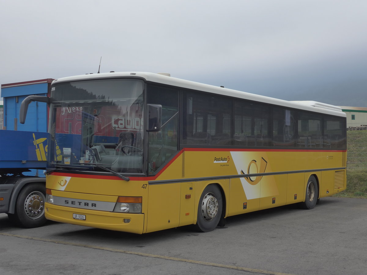 (177'500) - AAGU Altdorf - Nr. 47/UR 9226 - Setra am 30. Dezember 2016 in Schattdorf, Garage