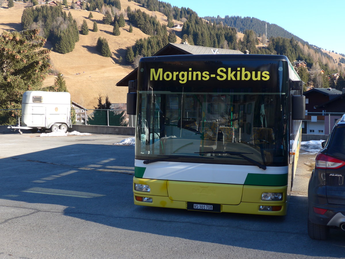 (177'520) - Tlmorgins, Morgins - VS 301'708 - MAN (ex TN Neuchtel Nr. 223) am 1. Januar 2017 in Morgins, Feuerwehr