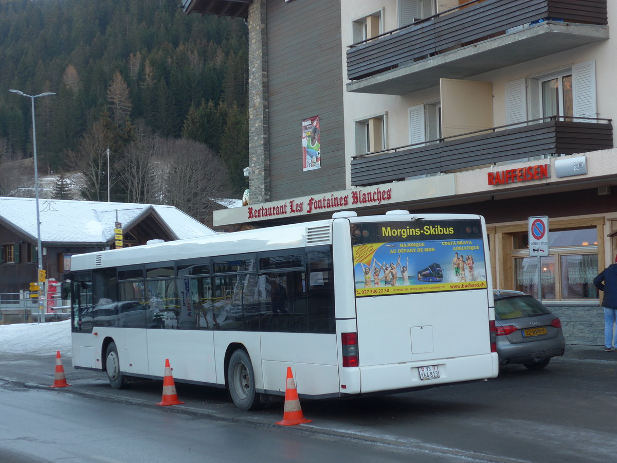 (177'529) - Tlmorgins, Morgins - VS 164'813 - MAN am 1. Januar 2017 in Morgins, Verkehrsbro