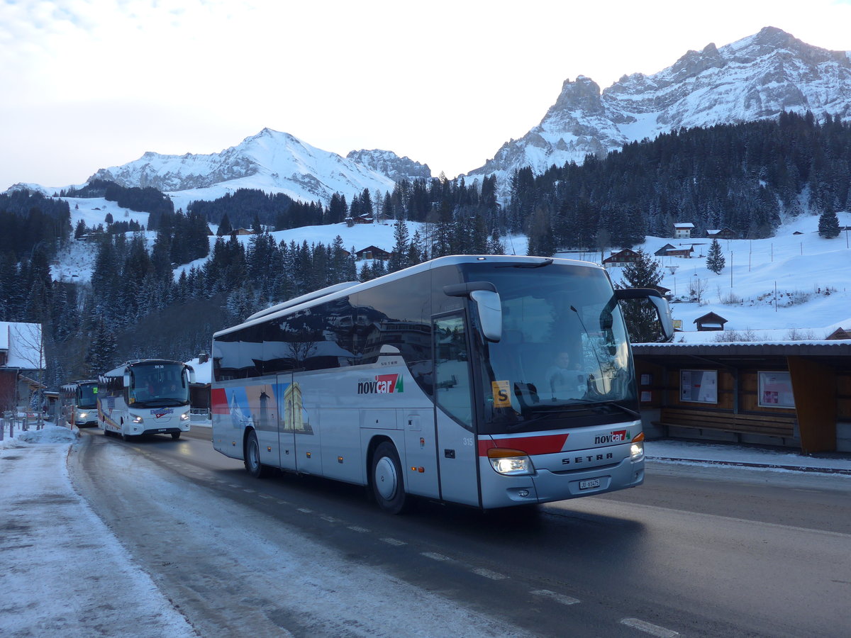 (177'672) - CJ Tramelan - Nr. 315/JU 61'475 - Setra am 7. Januar 2017 in Adelboden, Oey