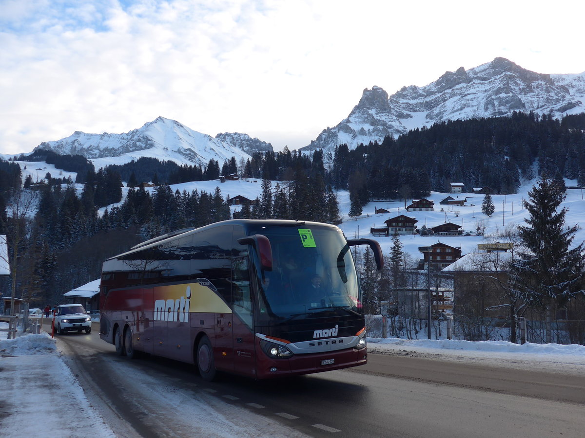 (177'695) - Marti, Kallnach - Nr. 20/BE 572'220 - Setra am 7. Januar 2017 in Adelboden, Oey