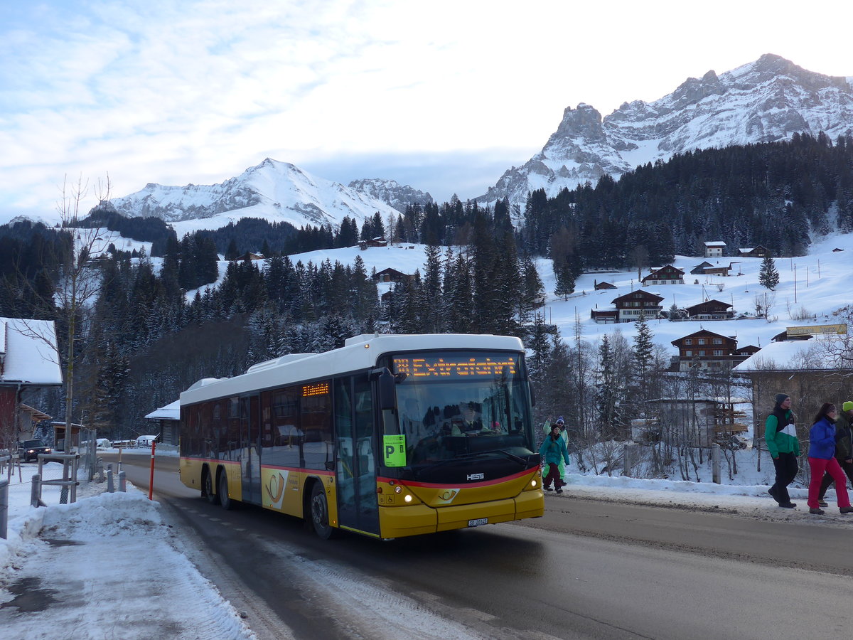 (177'726) - Steiner, Messen - SO 20'145 - Scania/Hess am 7. Januar 2017 in Adelboden, Oey