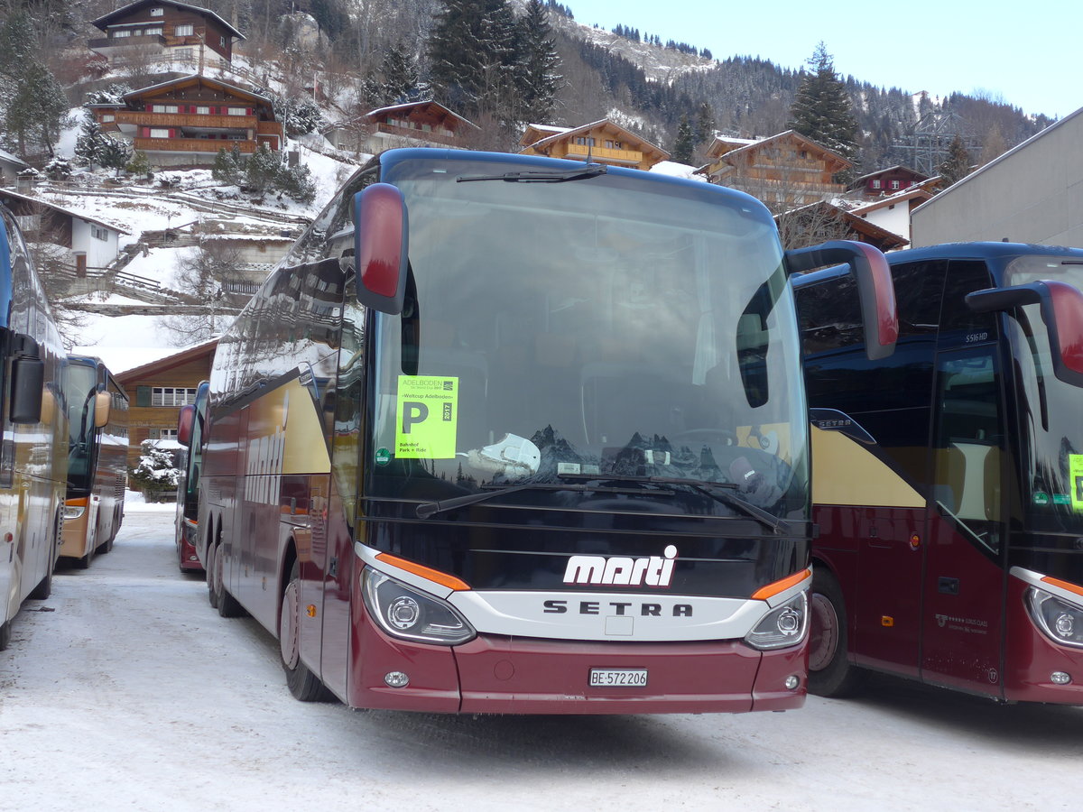 (177'787) - Marti, Kallnach - Nr. 6/BE 572'206 - Setra am 7. januar 2017 in Adelboden, Mineralquelle