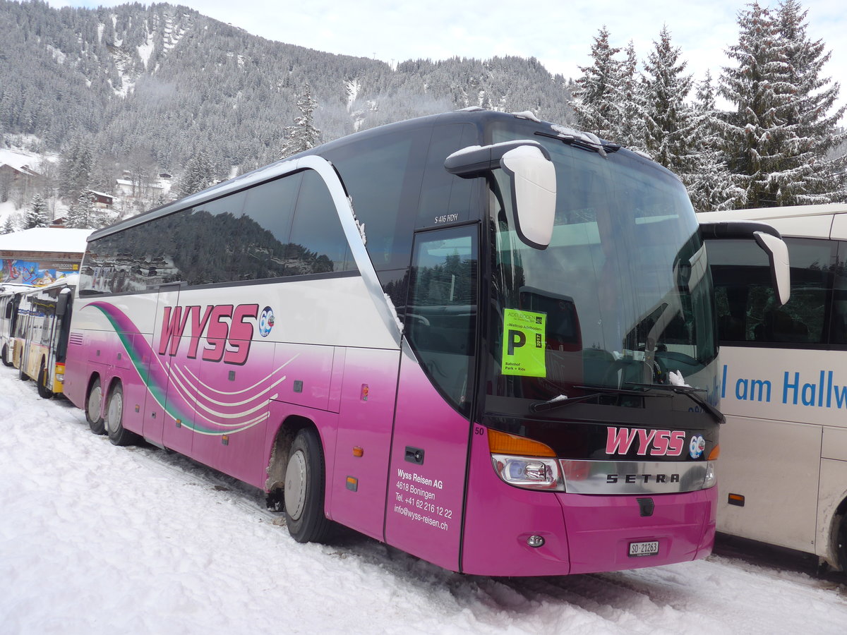 (177'946) - Wyss, Boningen - Nr. 50/SO 21'263 - Setra am 8. Januar 2017 in Adelboden, ASB