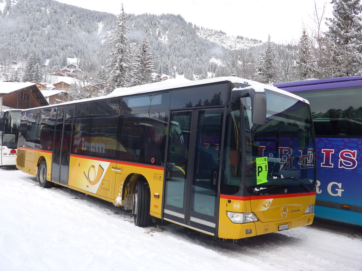 (177'948) - Wieland, Murten - Nr. 50/FR 300'633 - Mercedes (ex Klopfstein, Laupen Nr. 10) am 8. Januar 2017 in Adelboden, ASB