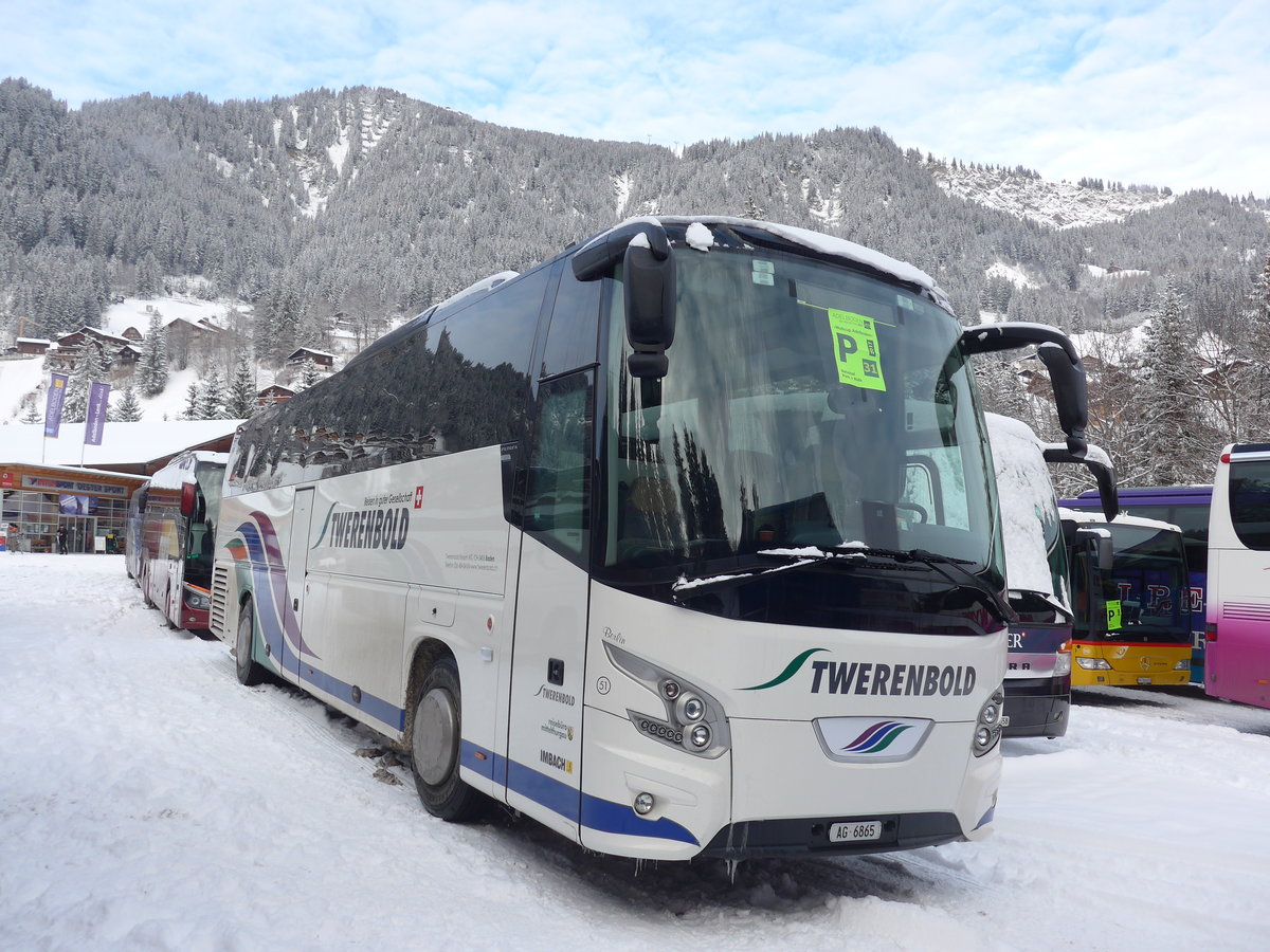 (177'956) - Twerenbold, Baden - Nr. 51/AG 6865 - VDL am 8. Januar 2017 in Adelboden, ASB