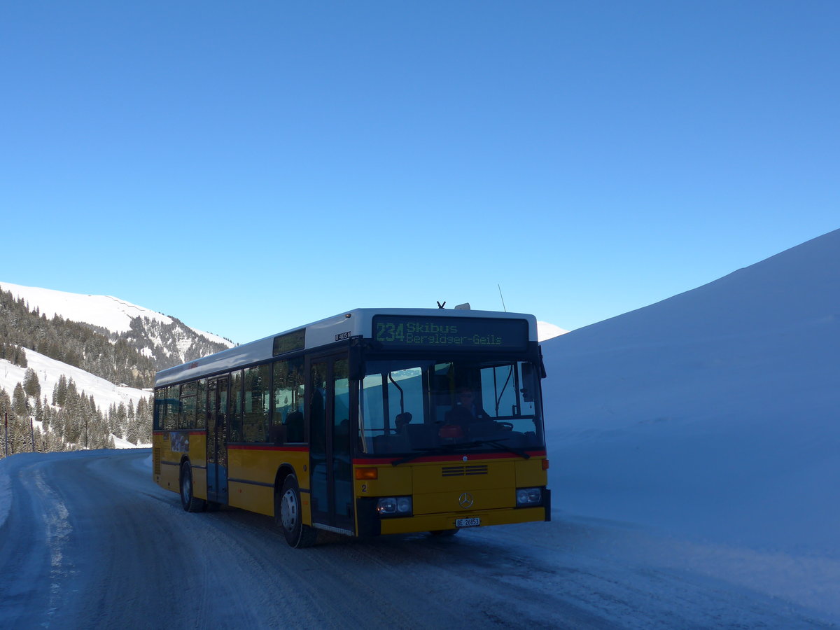 (178'013) - Portenier, Adelboden - Nr. 2/BE 26'853 - Mercedes (ex P 25'198; ex Anthamatten, Saas-Almagell) am 9. Januar 2017 in Adelboden, Geilsstrasse