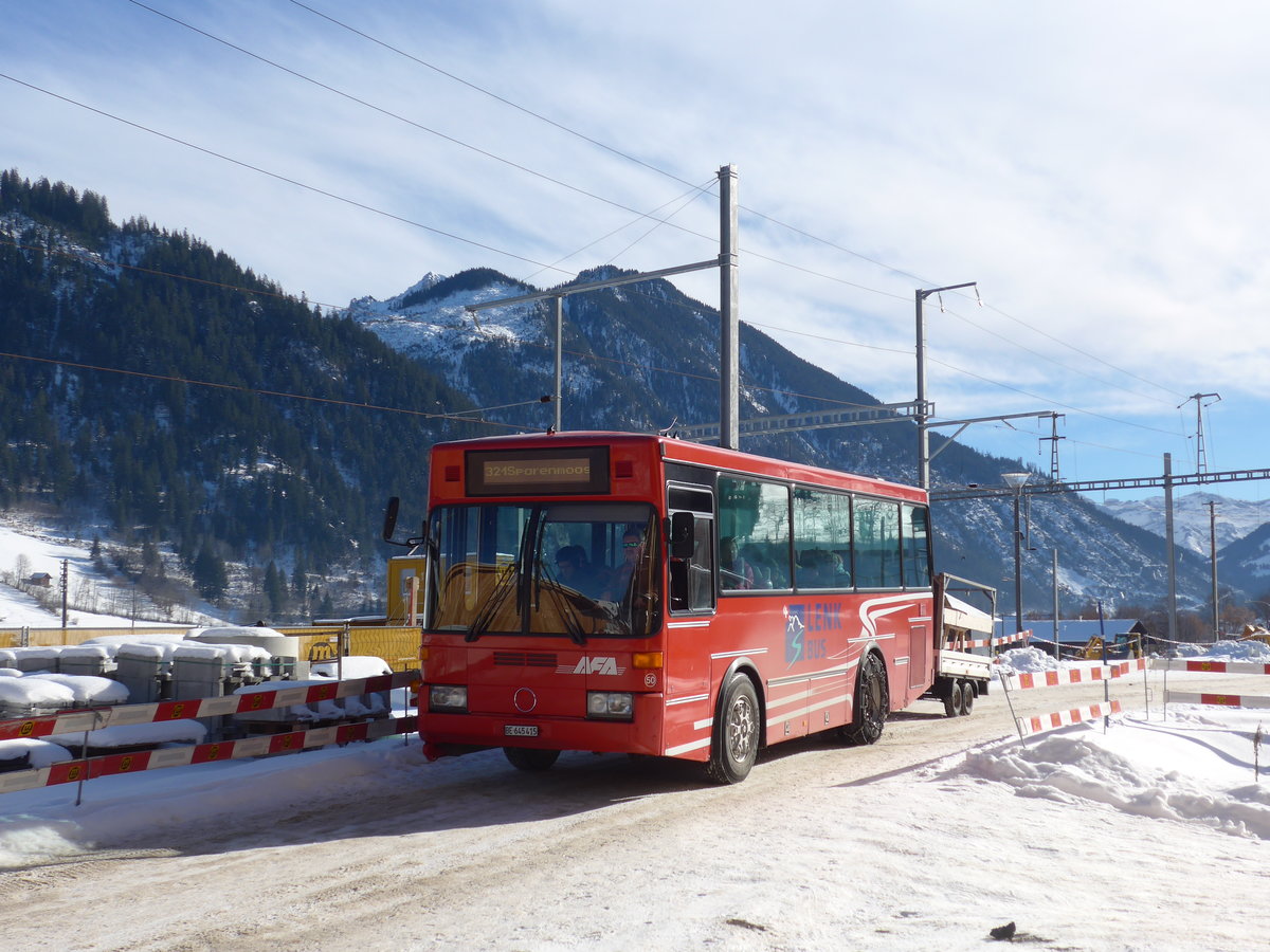 (178'144) - AFA Adelboden - Nr. 50/BE 645'415 - Vetter (ex AVG Grindelwald Nr. 21) am 22. Januar 2017 beim Bahnhof Zweisimmen