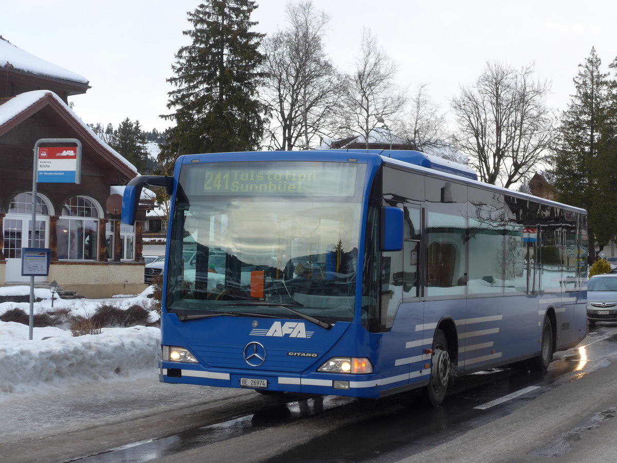 (178'206) - AFA Adelboden - Nr. 94/BE 26'974 - Mercedes am 28. Januar 2017 in Kandersteg, Kirche