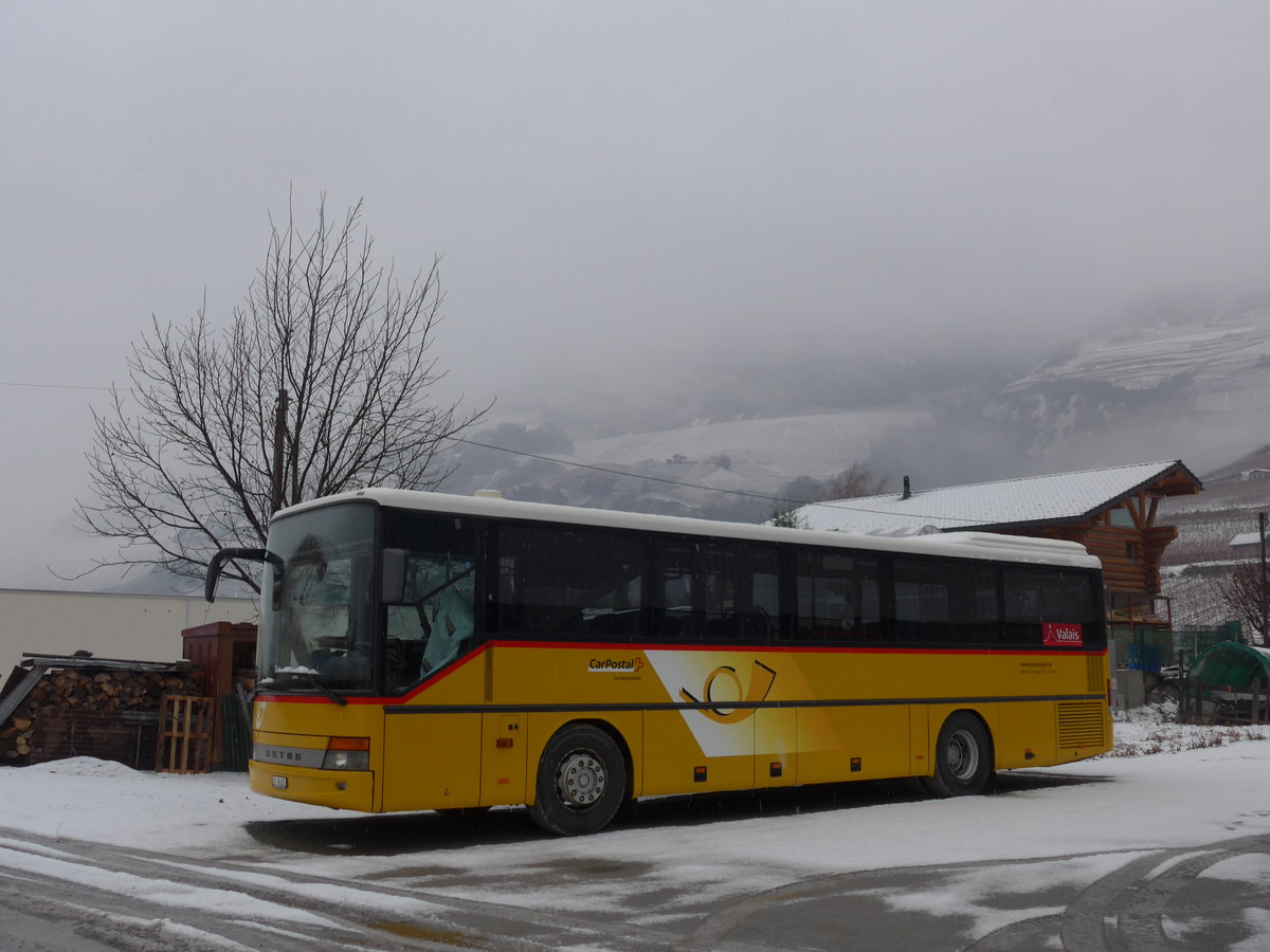 (178'258) - Buchard, Leytron - Nr. 252/VS 84'252 - Setra (ex Rey, Ayent; ex Buchard, Leytron) am 5. Februar 2017 in Leytron, Garage