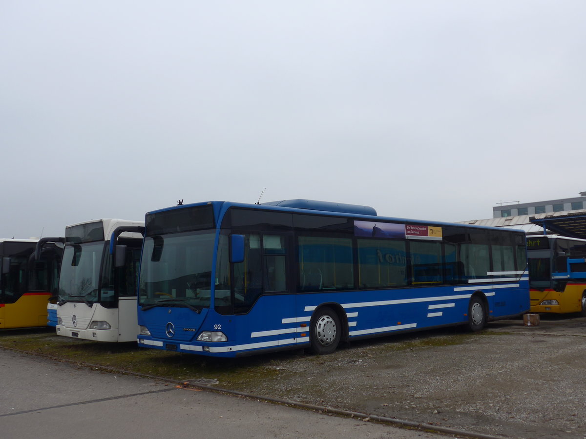 (178'452) - AFA Adelbodeb - Nr. 92 - Mercedes (ex Nr. 4) am 10. Februar 2017 in Frauenfeld, Langdorfstrasse