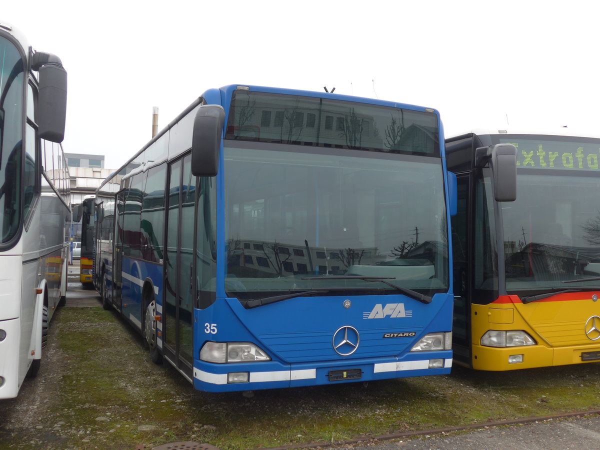 (178'455) - AFA Adelboden - Nr. 35 - Mercedes (ex Nr. 1) am 10. Februar 2017 in Frauenfeld, Langdorfstrasse