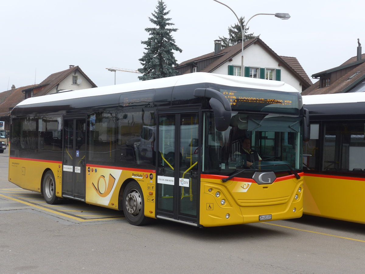 (178'472) - Moser, Flaach - Nr. 289/ZH 480'005 - Gppel am 10. Februar 2017 in Altikon, Brckenwaage