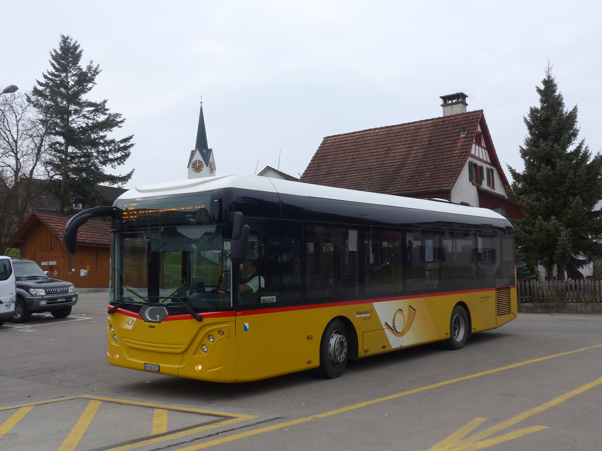 (178'483) - Moser, Flaach - Nr. 289/ZH 480'005 - Gppel am 10. Februar 2017 in Altikon, Brckenwaage