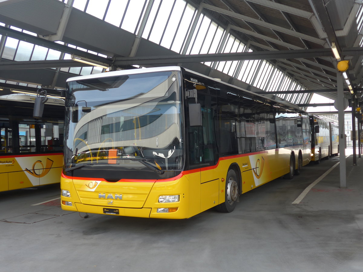 (178'510) - PostAuto Bern - Nr. 653/BE 489'253 - MAN am 11. Februar 2017 in Bern, Postautostation