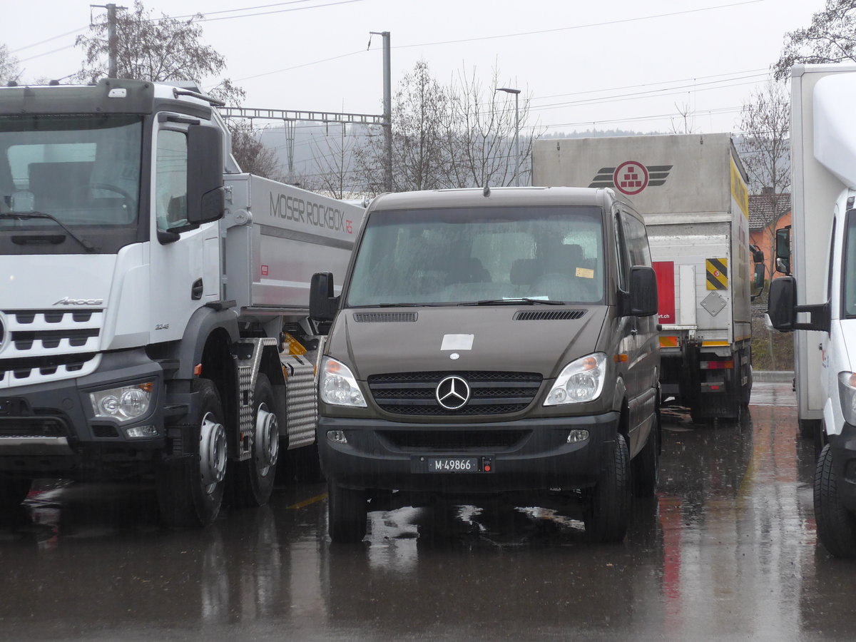 (178'521) - Schweizer Armee - M+49'866 - Mercedes am 17. Februar 2017 in Wil, Larag