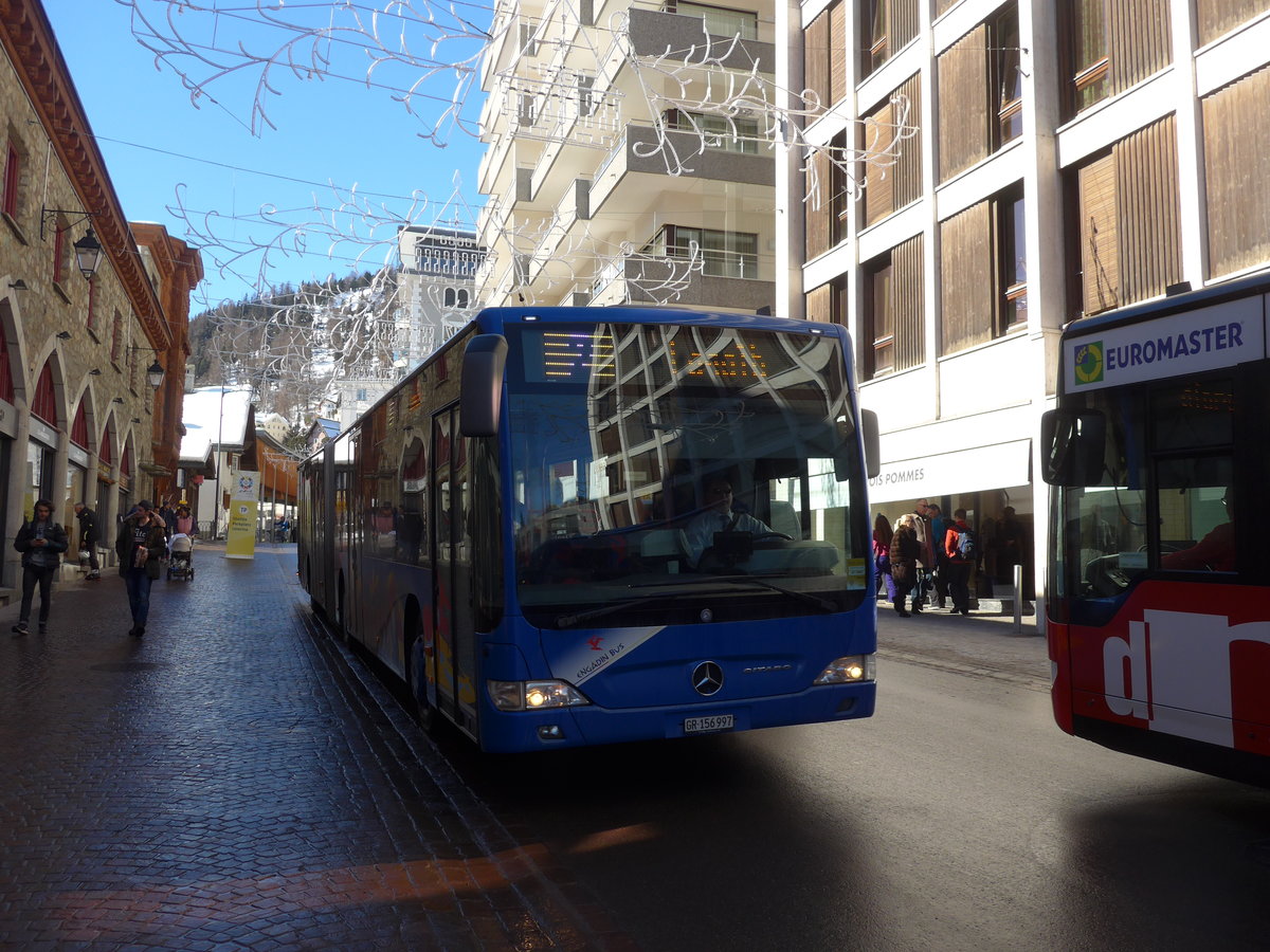 (178'567) - SBC Chur - Nr. 97/GR 156'997 - Mercedes am 18. Februar 2017 in St. Moritz, Klinik Gut