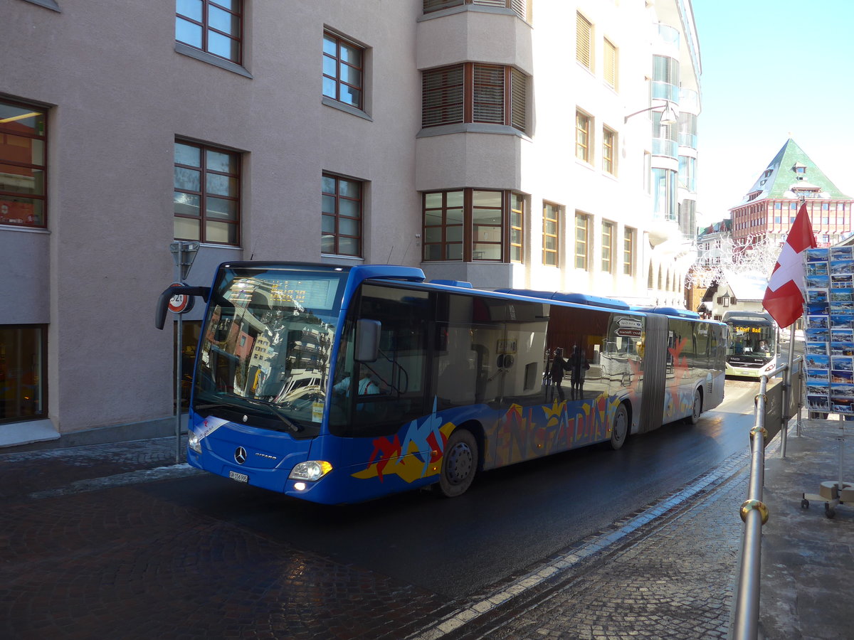 (178'584) - SBC Chur - Nr. 95/GR 156'995 - Mercedes am 18. Februar 2017 in St. Moritz, Hotel Schweizerhof