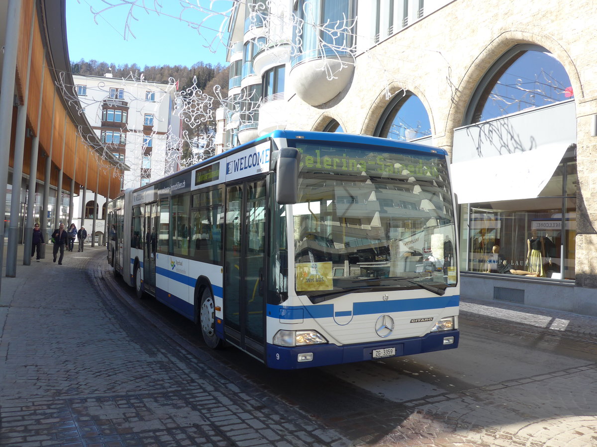 (178'609) - ZVB Zug - Nr. 9/ZG 3359 - Mercedes am 18. Februar 2017 in St. Moritz, Klinik Gut