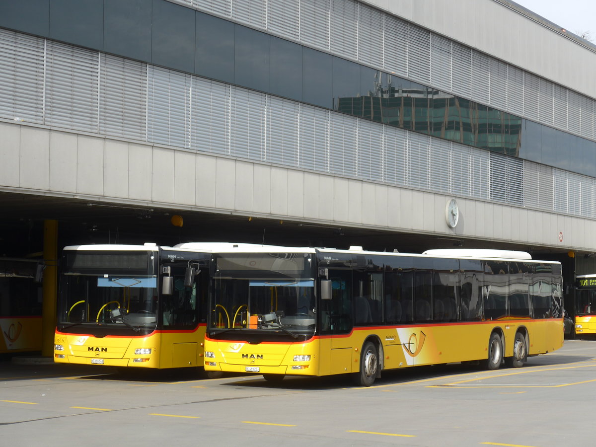 (178'764) - PostAuto Bern - Nr. 653/BE 489'253 - MAN am 26. Februar 2017 in Bern, Postautostation