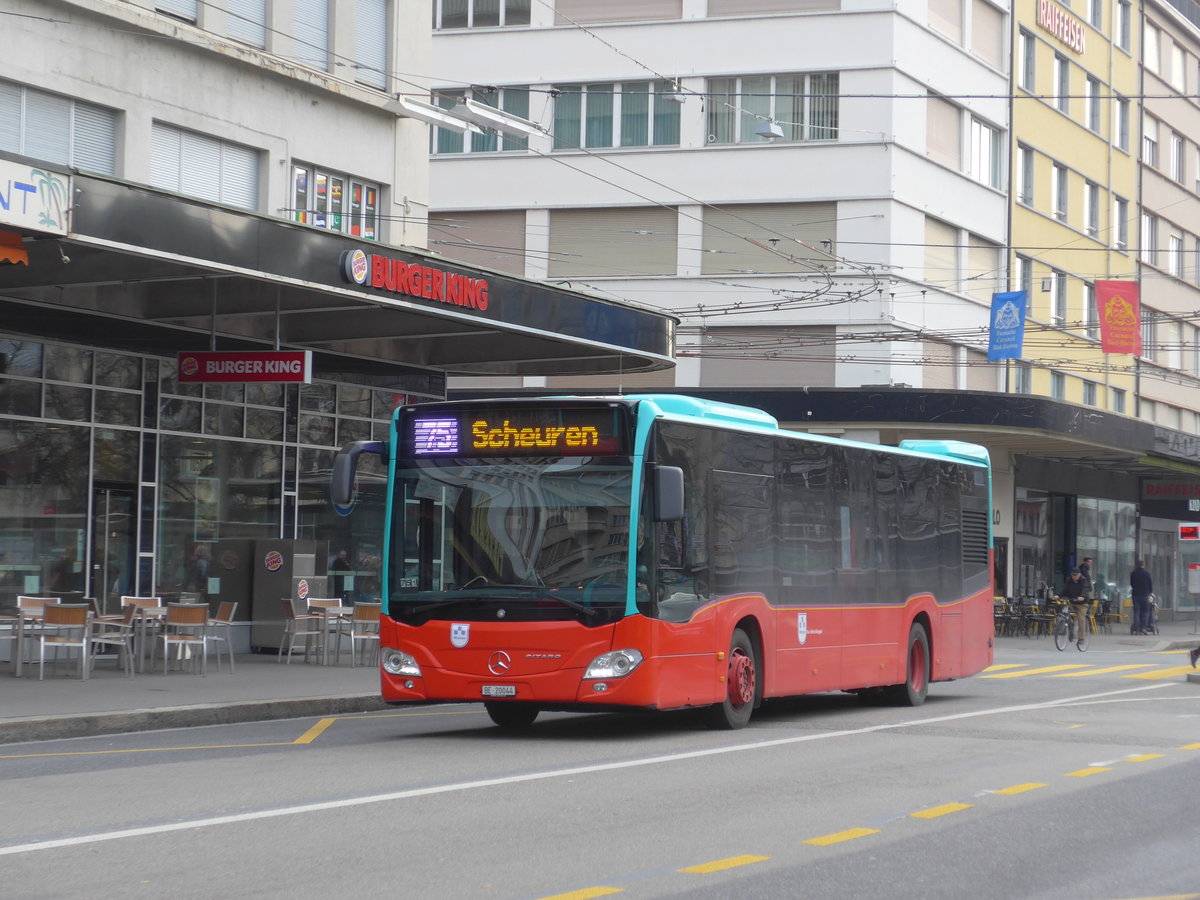 (178'776) - Binggeli, Studen - BE 20'044 - Mercedes am 4. Mrz 2017 beim Bahnhof Biel