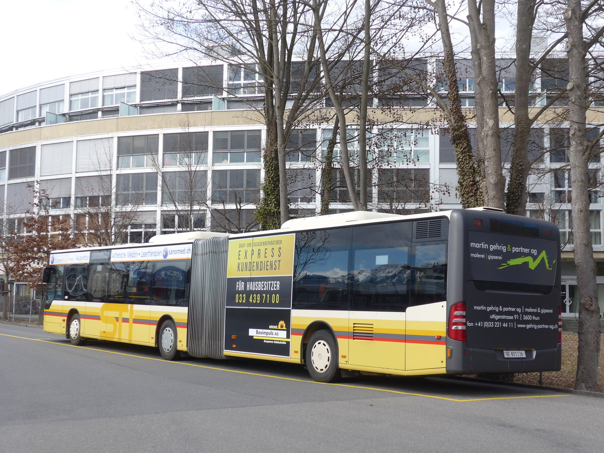 (178'830) - STI Thun - Nr. 136/BE 801'136 - Mercedes am 4. Mrz 2017 bei der Schifflndte Thun