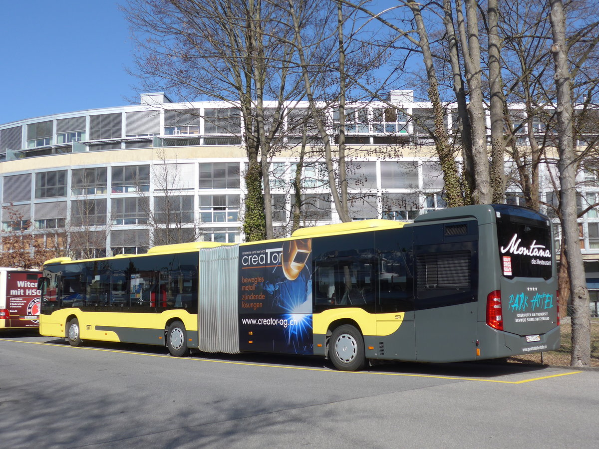 (178'981) - STI Thun - Nr. 167/BE 752'167 - Mercedes am 13. Mrz 2017 bei der Schifflndte Thun