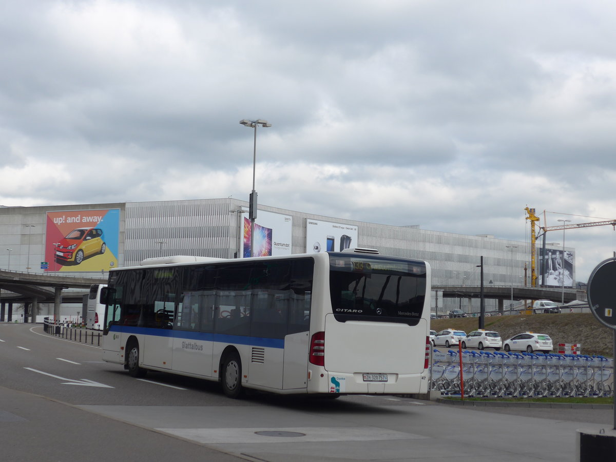 (179'094) - Welti-Furrer, Bassersdorf - Nr. 47/ZH 320'757 - Mercedes (ex Ryffel, Uster Nr. 68) am 20. Mrz 2017 in Zrich, Flughafen