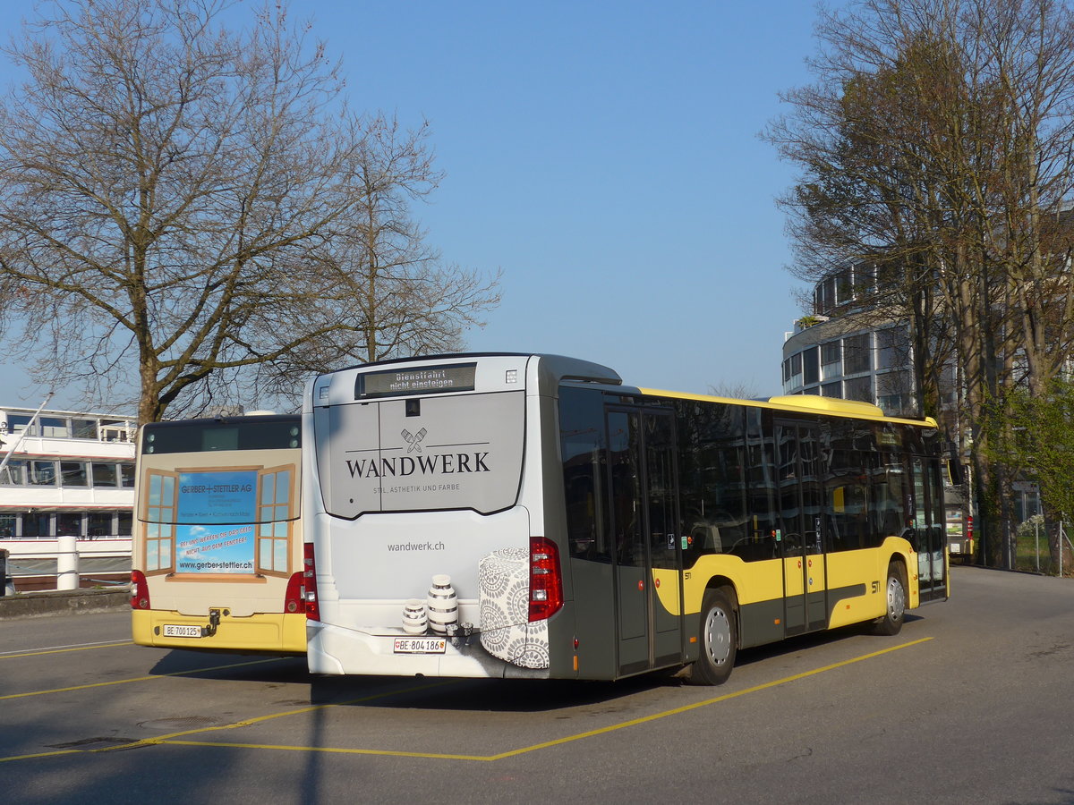 (179'360) - STI Thun - Nr. 186/BE 804'186 - Mercedes am 3. April 2017 bei der Schifflndte Thun