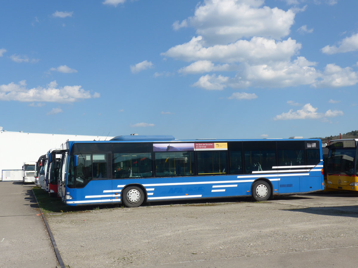 (179'521) - AFA Adelboden - Nr. 92 - Mercedes (ex Nr. 4) am 10. April 2017 in Frauenfeld, Langdorfstrasse