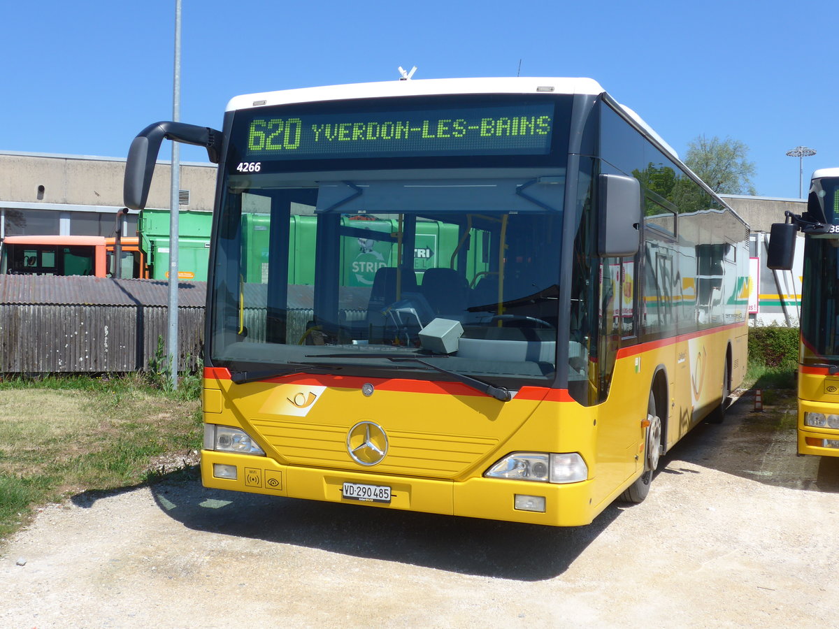 (179'855) - CarPostal Ouest - VD 290'485 - Mercedes (ex Geinoz, Yverdon) am 29. April 2017 in Yverdon, Garage