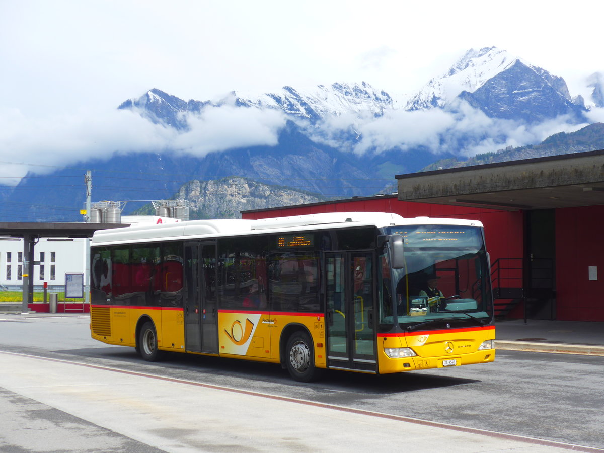 (180'008) - Heim, Flums - SG 9540 - Mercedes am 4. Mai 2017 beim Bahnhof Sargans