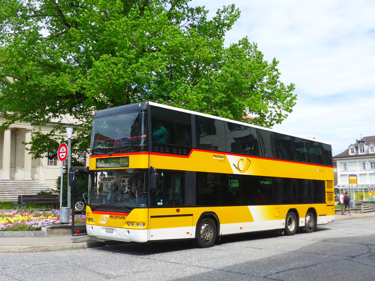 (180'235) - Casutt, Gossau - SG 250'502 - Neoplan am 21. Mai 2017 in Heiden, Post