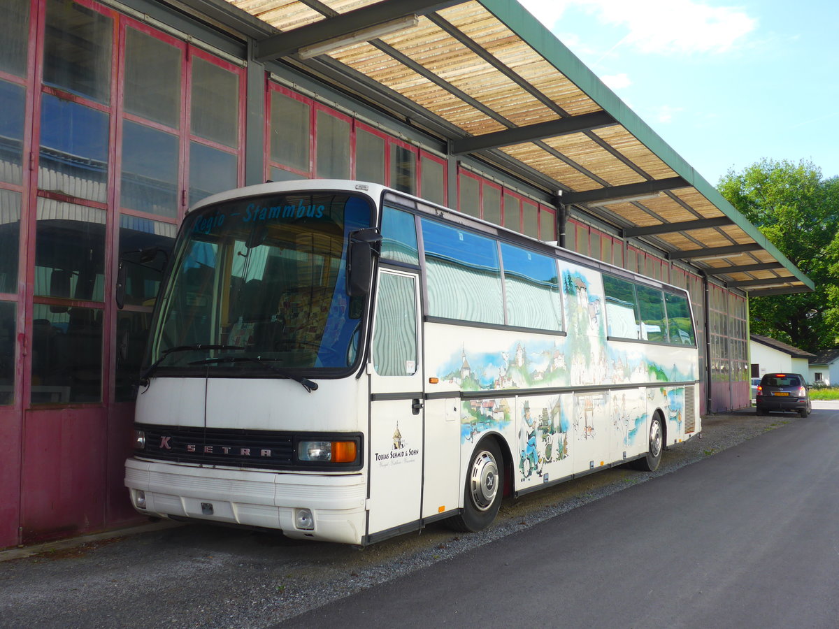 (180'248) - Schmid, Berneck - Setra am 21. Mai 2017 in Marbach
