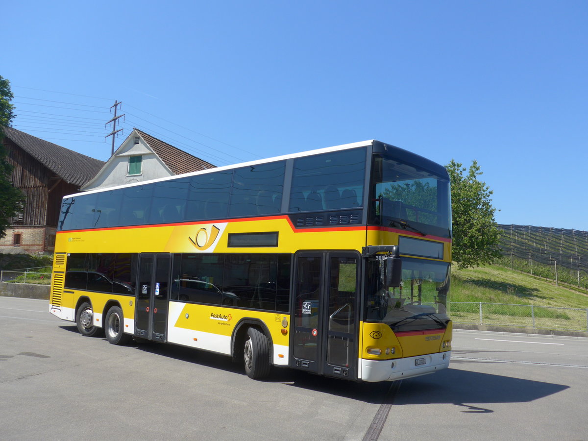 (180'381) - Schwizer, Goldach - SG 111'087 - Neoplan am 22. Mai 2017 in Goldach, Garage