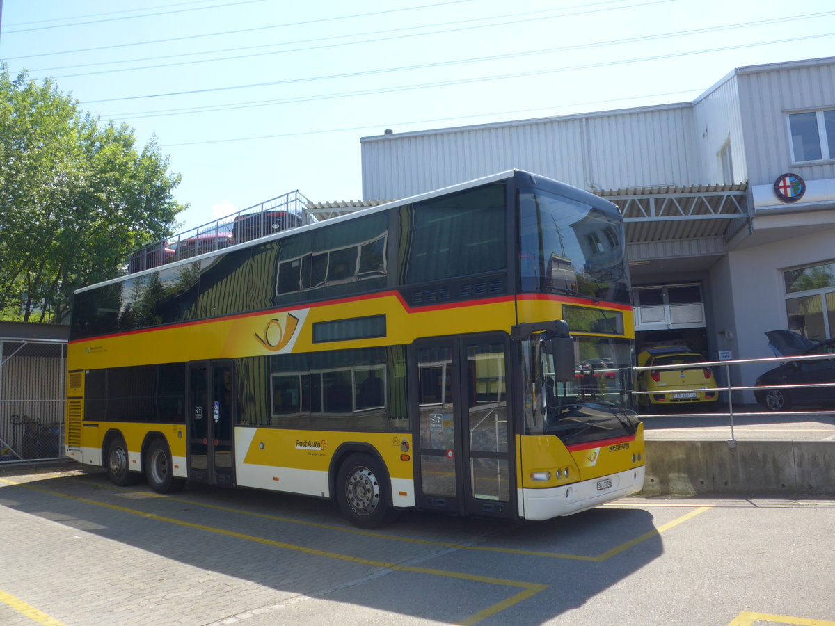 (180'383) - Schwizer, Goldach - SG 111'086 - Neoplan am 22. Mai 2017 in Goldach, Garage