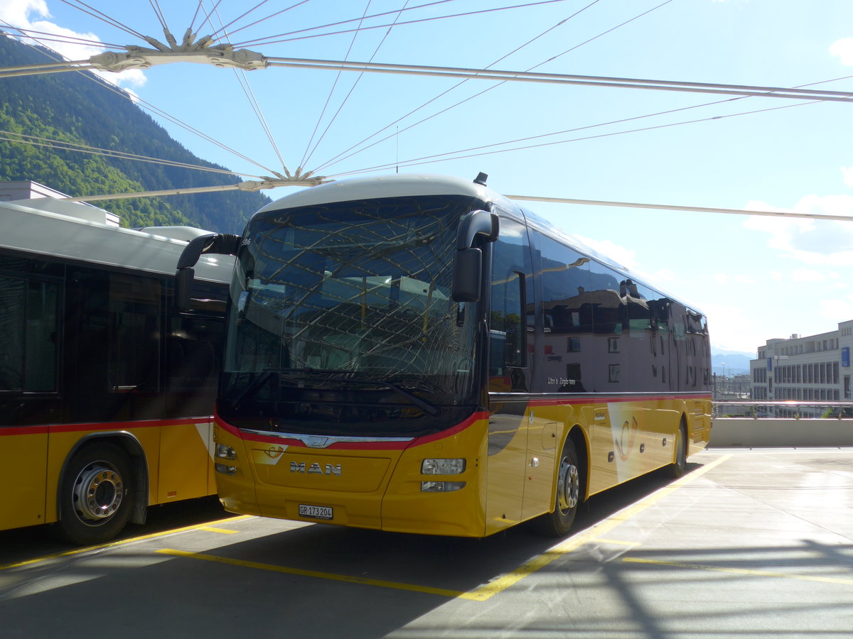 (180'397) - PostAuto Graubnden - GR 173'204 - MAN am 22. Mai 2017 in Chur, Postautostation