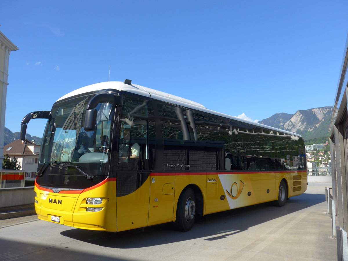 (180'406) - PostAuto Graubnden - GR 173'204 - MAN am 22. Mai 2017 in Chur, Postautostation