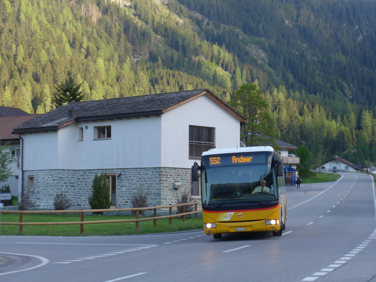 (180'441) - Mark, Andeer - GR 163'715 - Irisbus am 22. Mai 2017 in Andeer, Garage