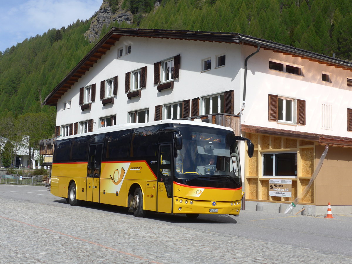 (180'490) - TpM, Mesocco - Nr. 18/GR 108'018 - Temsa (ex AutoPostale Ticino) am 23. Mai 2017 in Splgen, Dorf