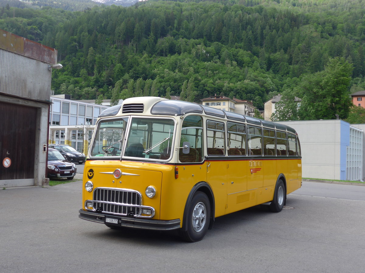 (180'643) - Barenco, Faido - TI 108'775 - FBW/Gangloff (ex Steiner, Bern; ex P 24'048; ex P 21'548) am 23. Mai 2017 in Faido, Garage