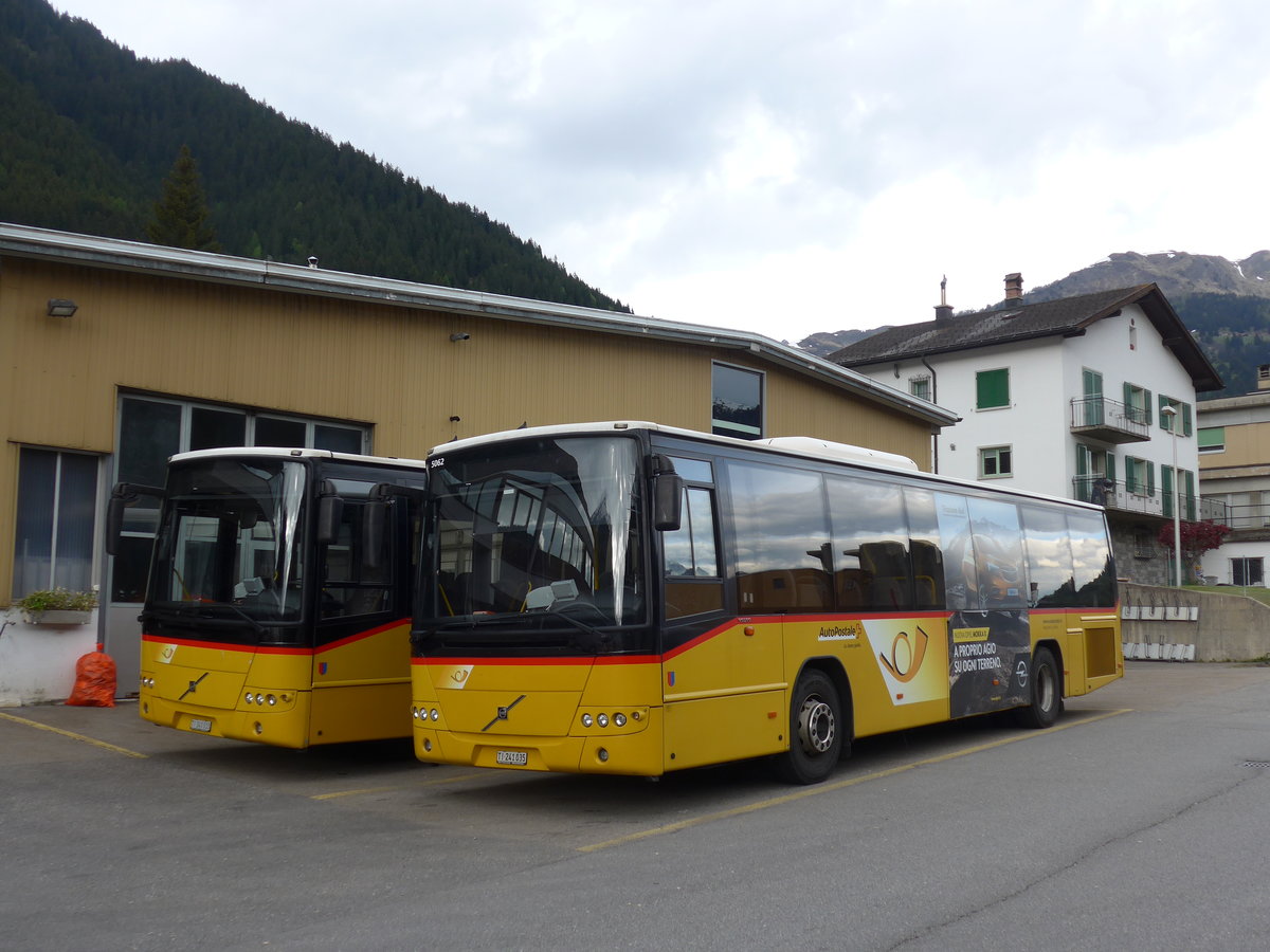 (180'648) - Marchetti, Airolo - TI 241'035 - Volvo am 23. Mai 2017 in Airolo, Garage