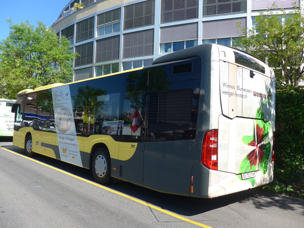 (180'768) - STI Thun - Nr. 178/BE 752'178 - Mercedes am 26. Mai 2017 bei der Schifflndte Thun