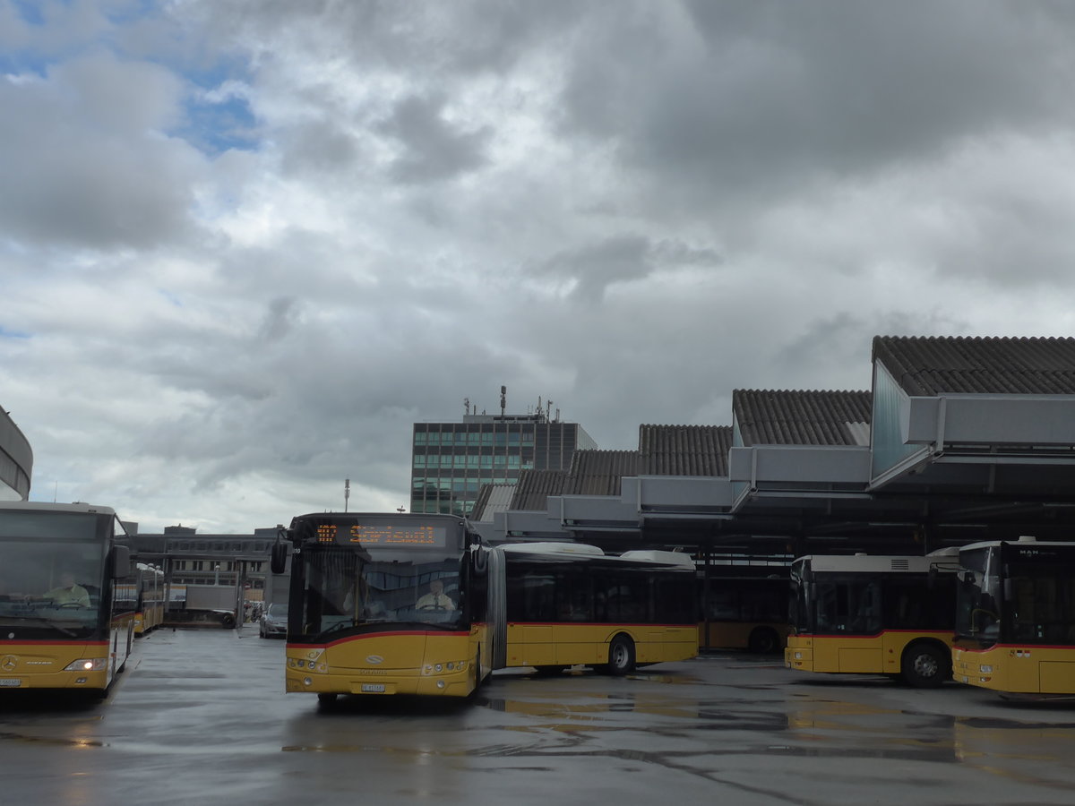 (180'940) - PostAuto Bern - Nr. 683/BE 813'683 - Solaris am 4. Juni 2017 in Bern, Postautostation