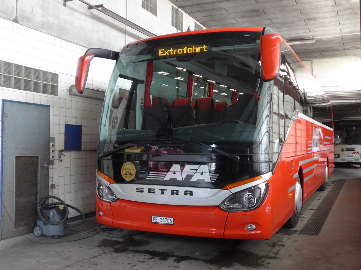 (180'977) - AFA Adelboden - Nr. 25/BE 26'706 - Setra am 4. Juni 2017 im Autobahnhof Adelboden